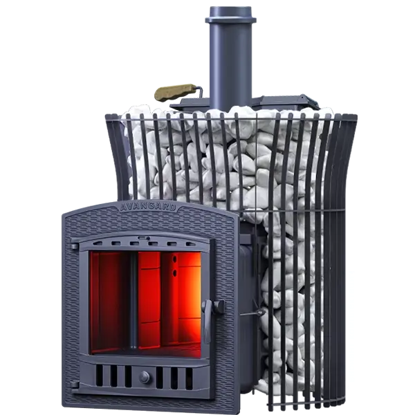 Печь в сетке